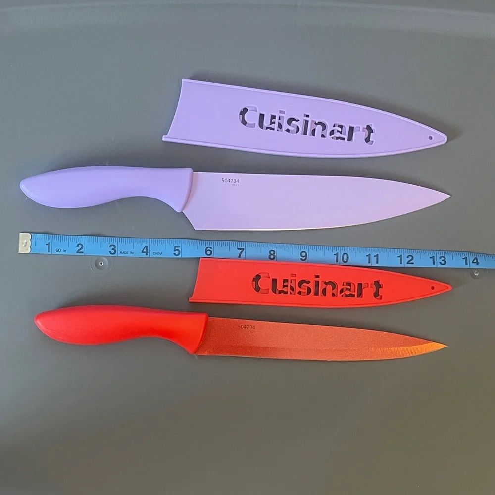 Cuisinart Knife Set with Sheaths- Set of 2 NEW